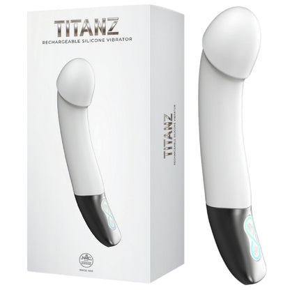 Rechargeable Silicone Vibrator (White)