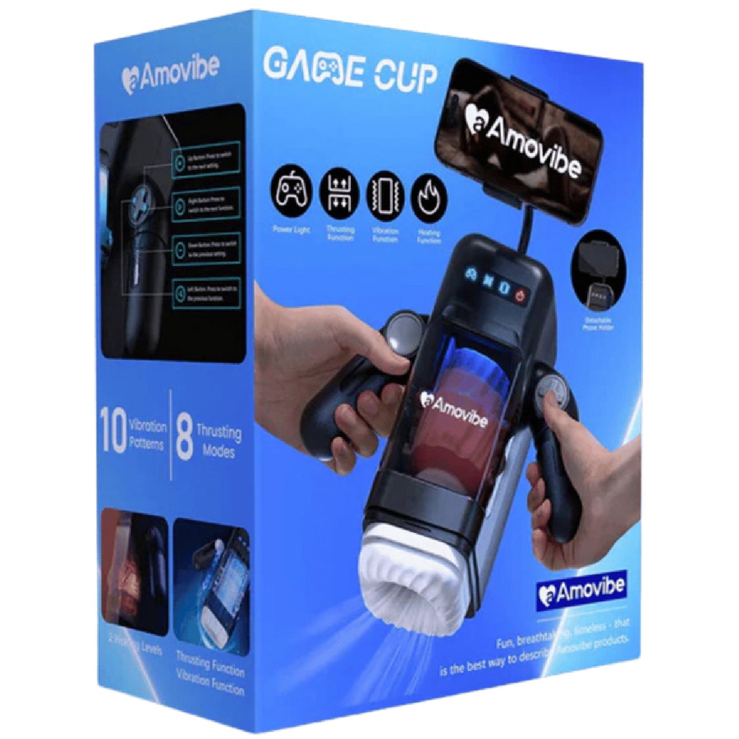 Game Cup - Thrusting Male Masturbator (Black)