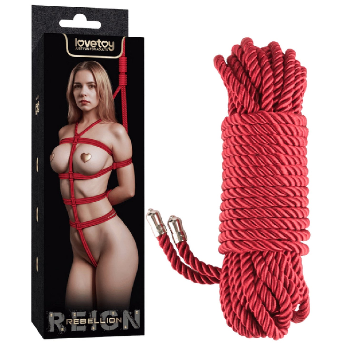 Silky Bondage Rope 10M (Black)