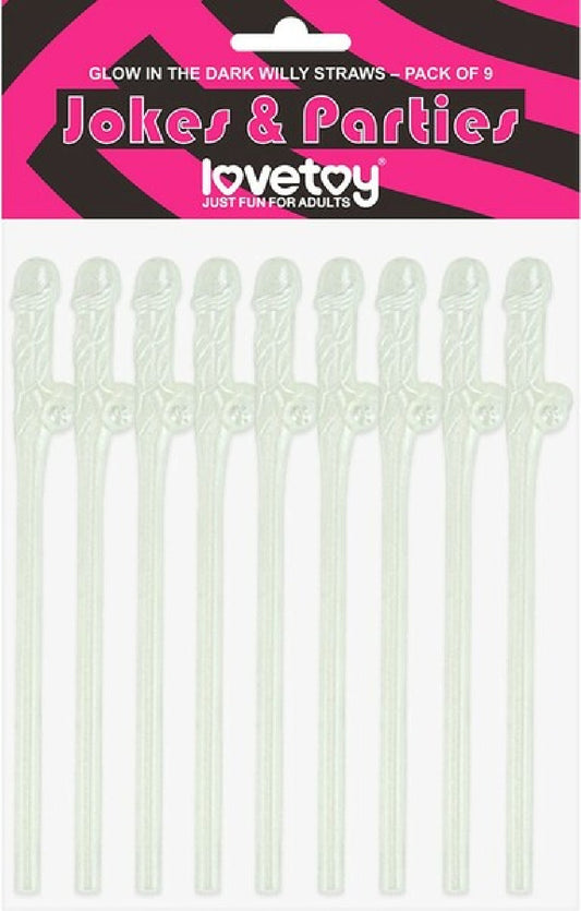 Willy Straws (Glow in the Dark)