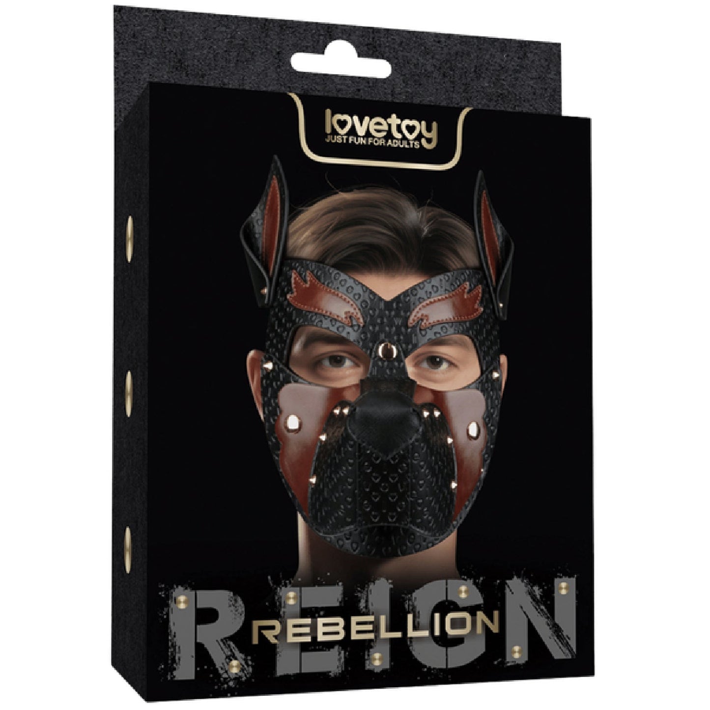 Howl Pup Mask (Black/Red)