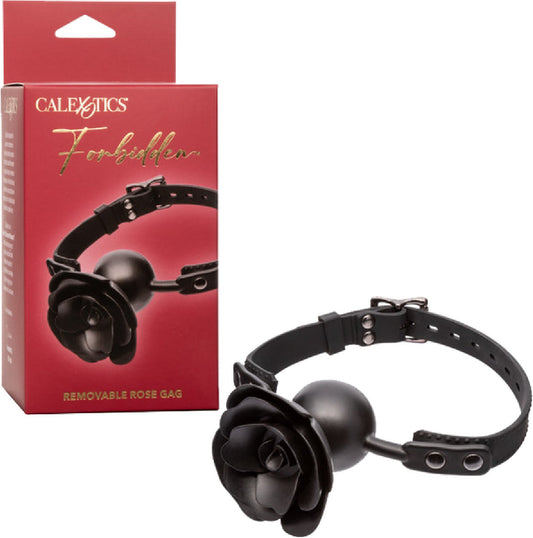 Removable Rose Gag (Black)