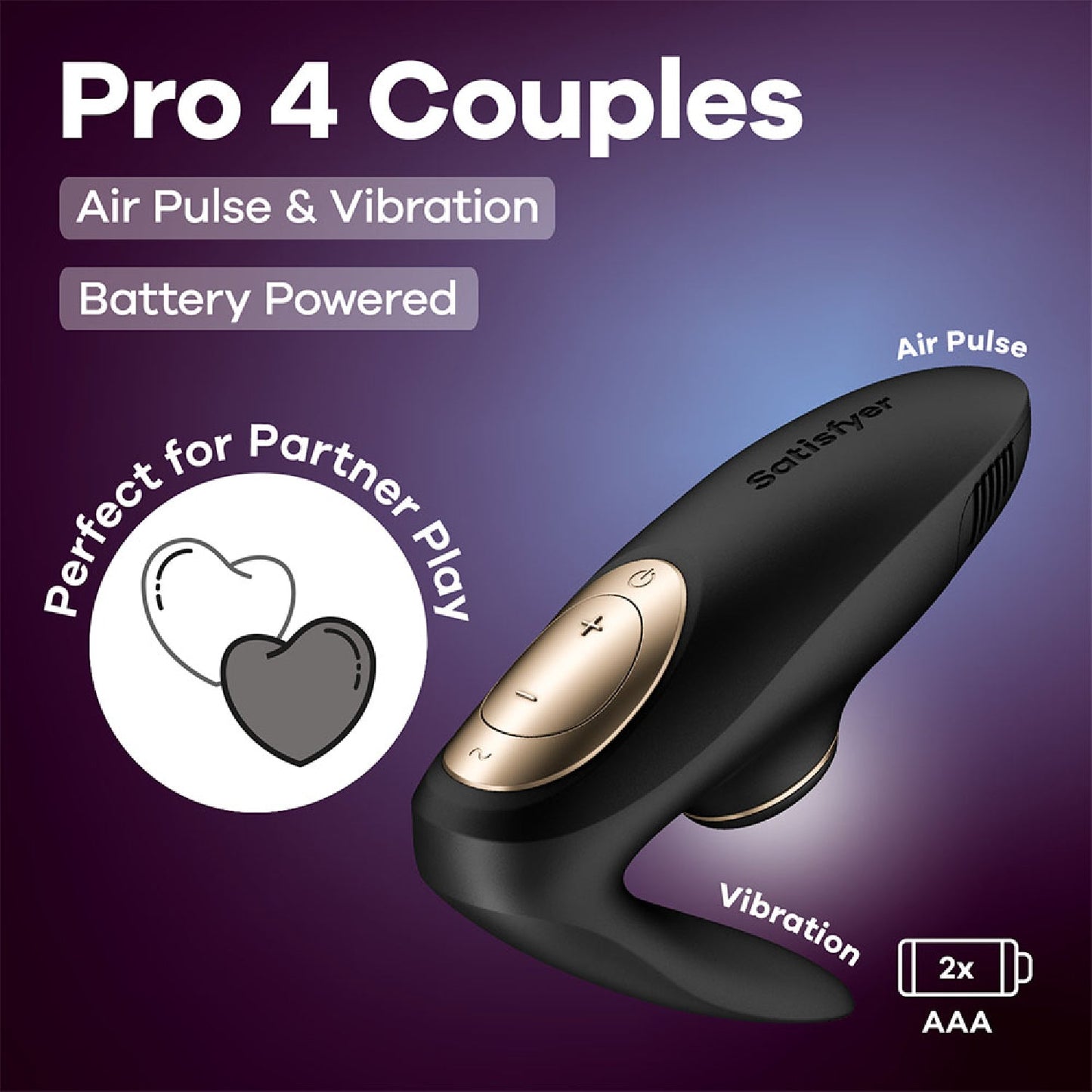 Satisfyer Pro 4 Couples - Battery Series