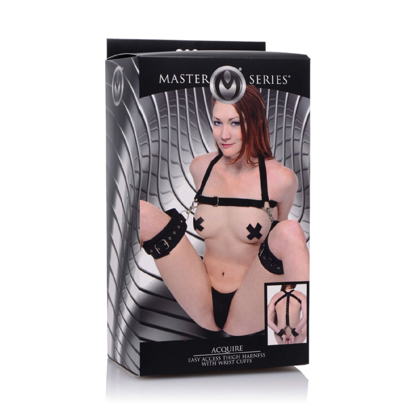 Master Series Acquire Thigh Harness and Wrist Cuffs