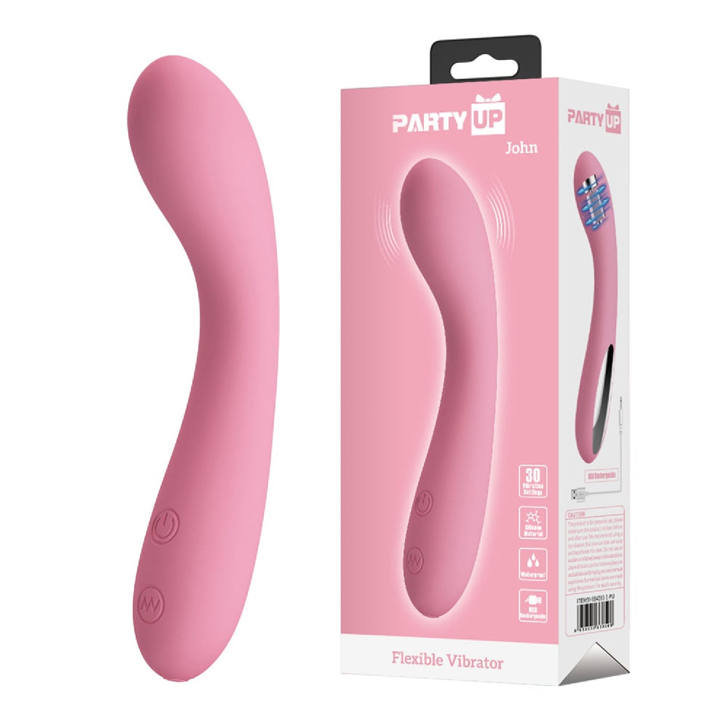 Party Up JOHN Flexible Vibe - Pink