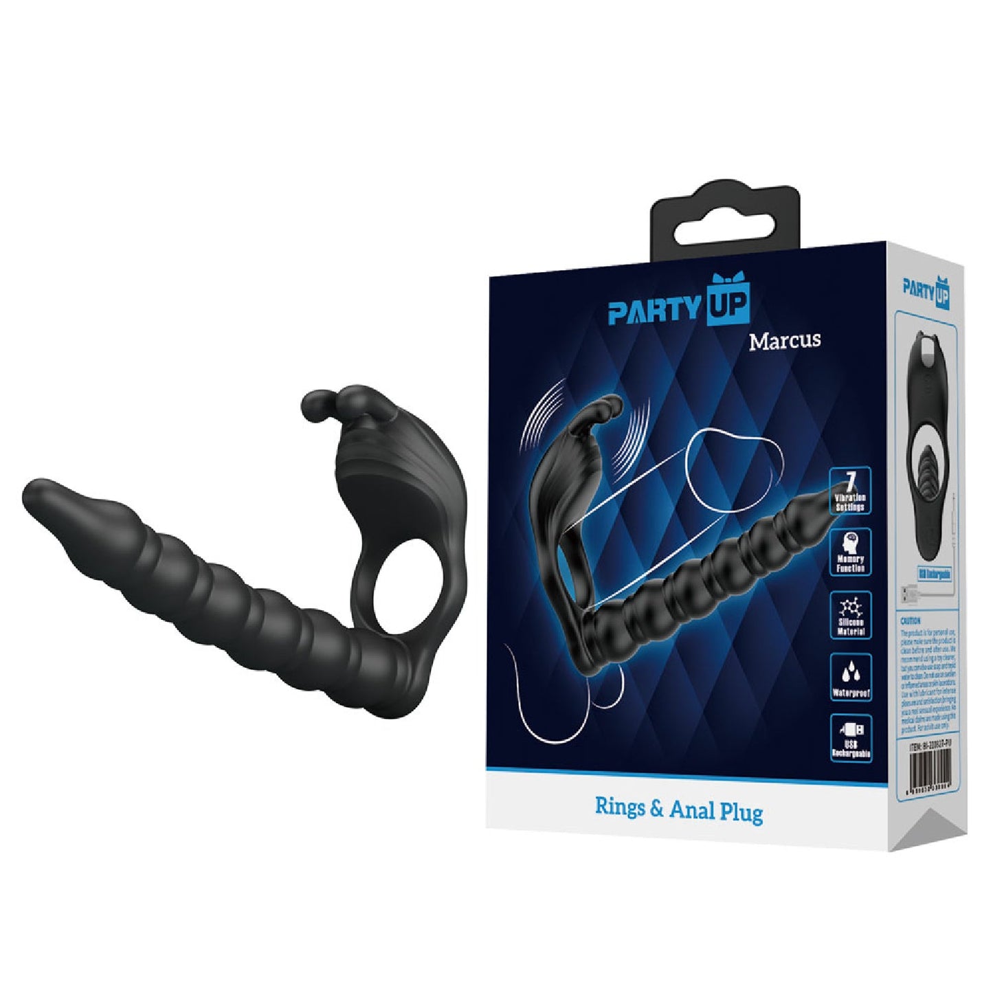 Party Up MARCUS Ring and Anal Plug