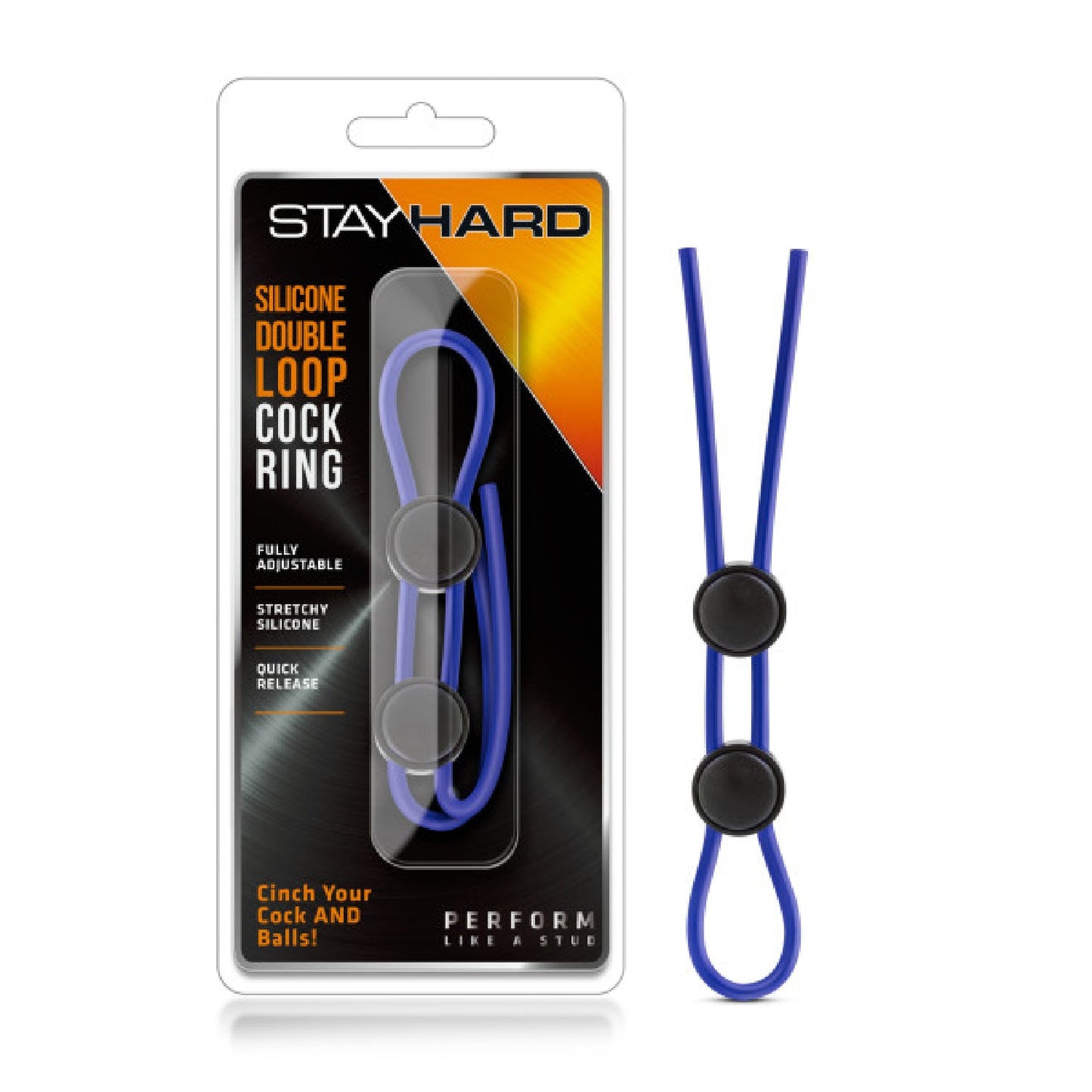 Stay Hard - Silicone Double Loop Cock Ring