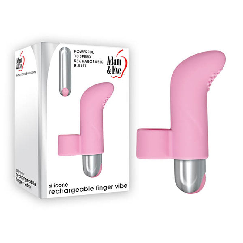 Adam and Eve Silicone Rechargeable Finger Vibe