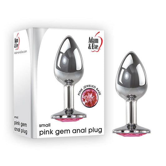 Adam and Eve Pink Gem Anal Plug - Small