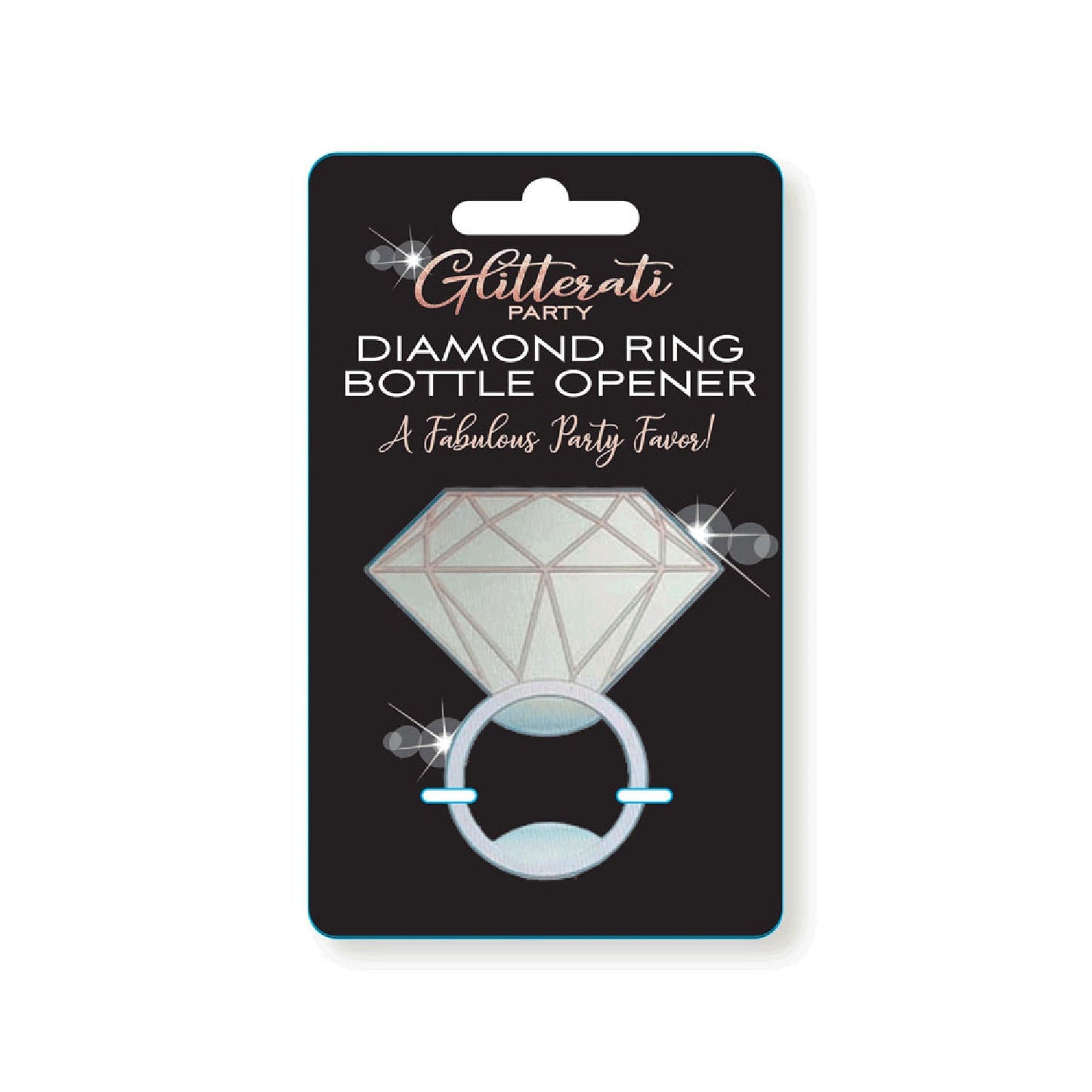 Glitterati Diamond Ring Bottle Opener