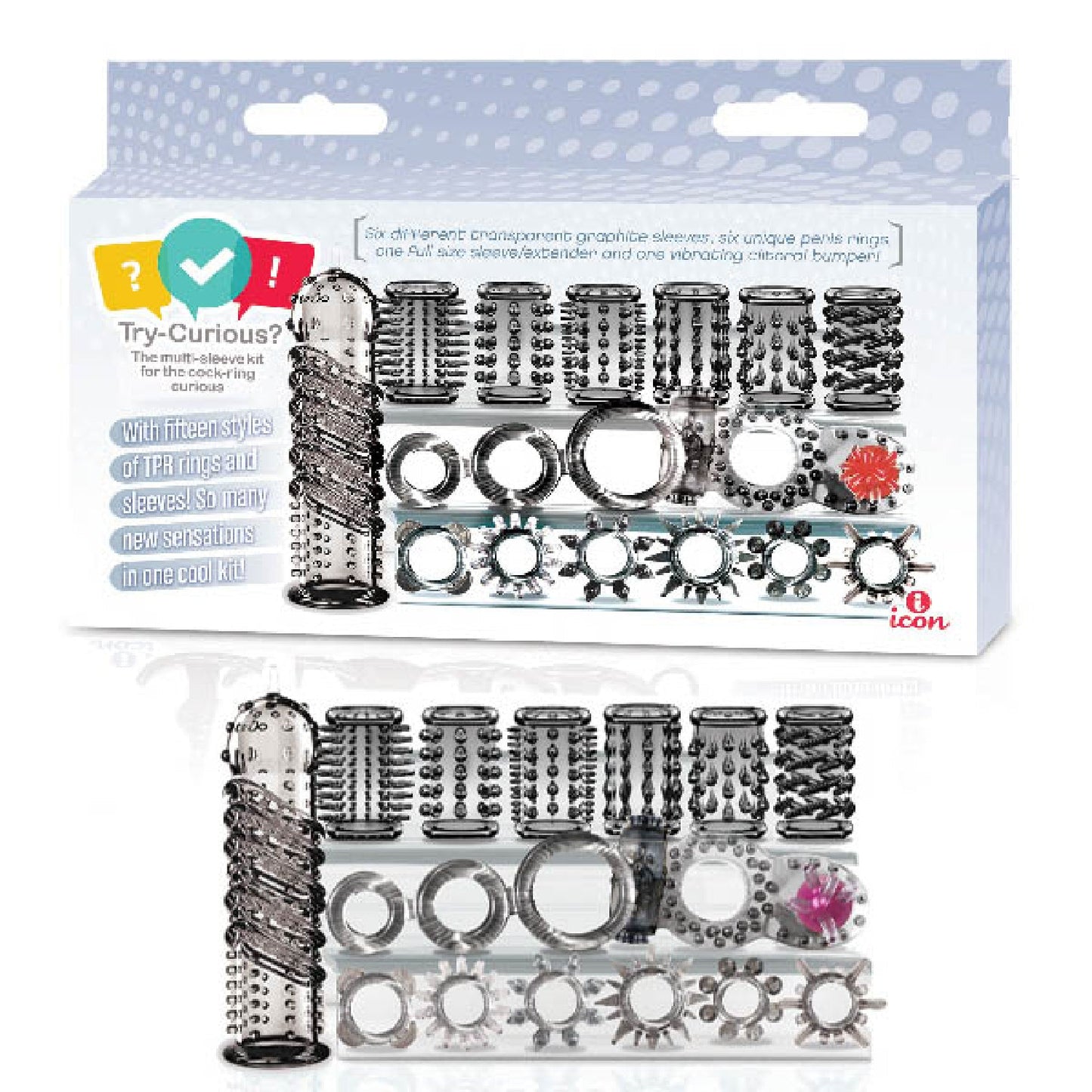 Try-Curious Cock Ring and Sleeve Set