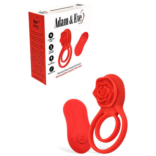 Adam and Eve VIBRATING ROSE DOUBLE ENHANCER