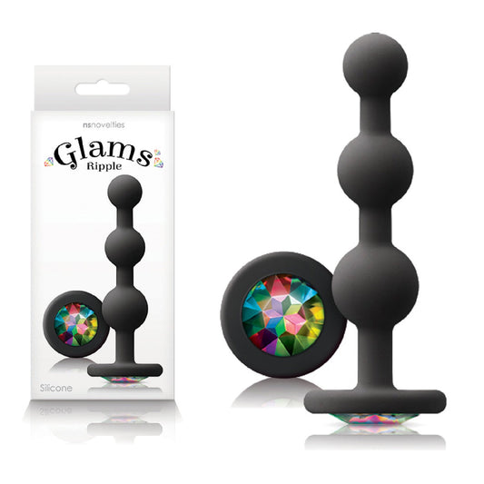 Glams Ripple - Rainbow Gem - Black