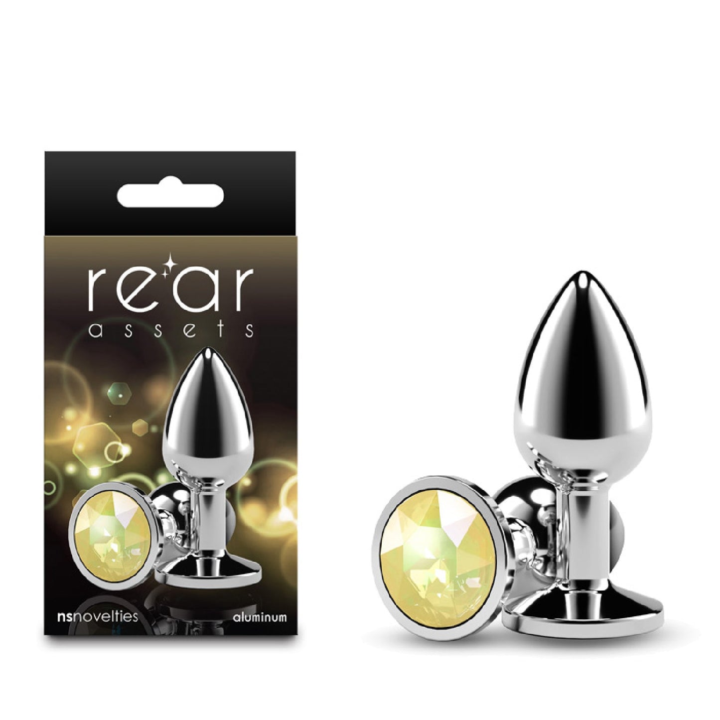 Rear Assets Silver - Small - Yellow Gem