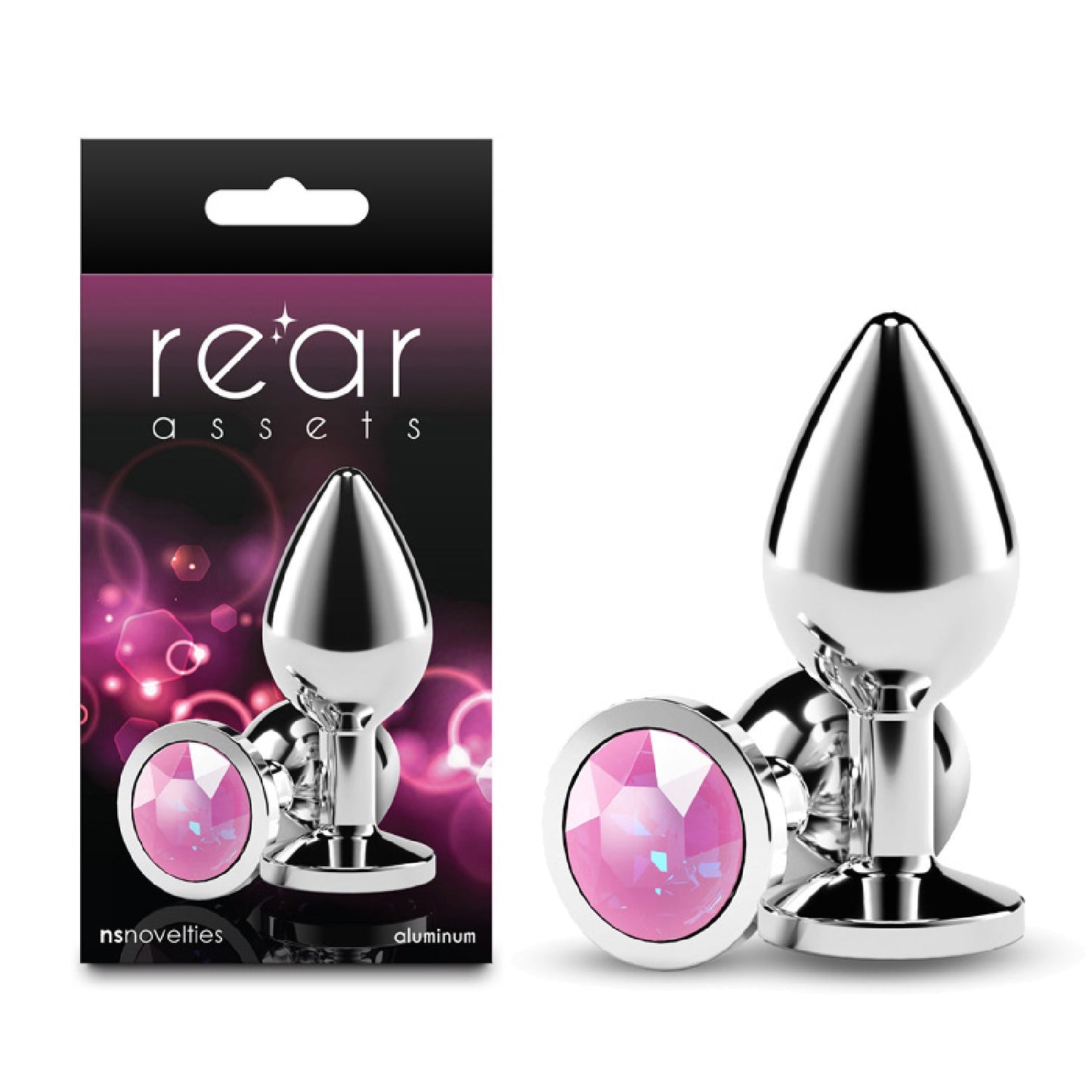 Rear Assets Silver - Medium - Pink Gem