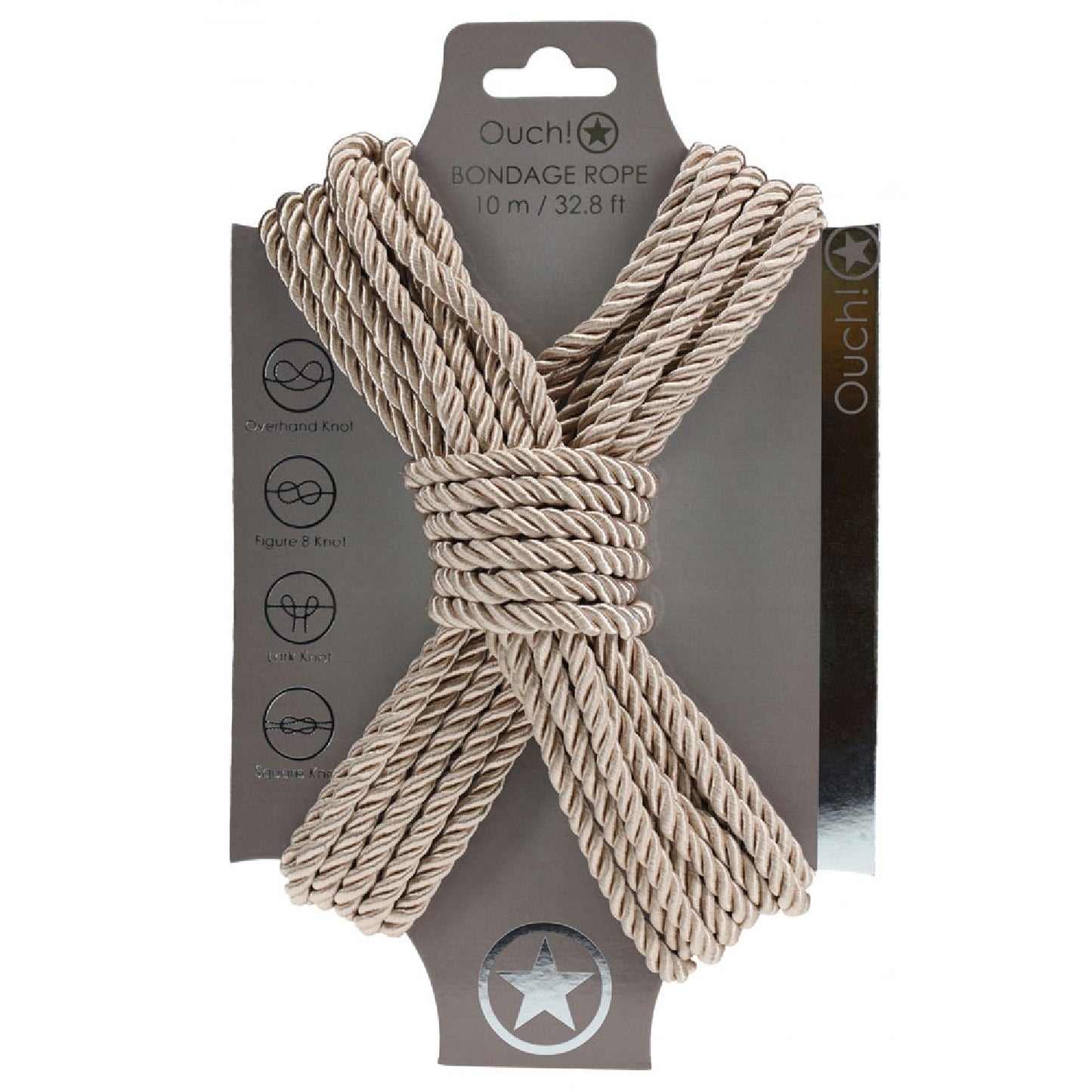 OUCH! Bondage Rope - 10 M - Gold