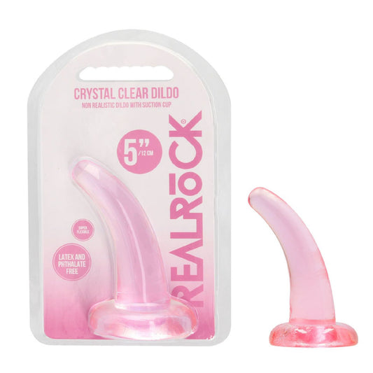 REALROCK Non Realistic Dildo With Suction Cup - 11.5 cm