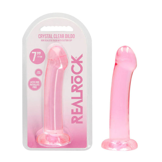 REALROCK Non Realistic Dildo With Suction Cup - 17 cm