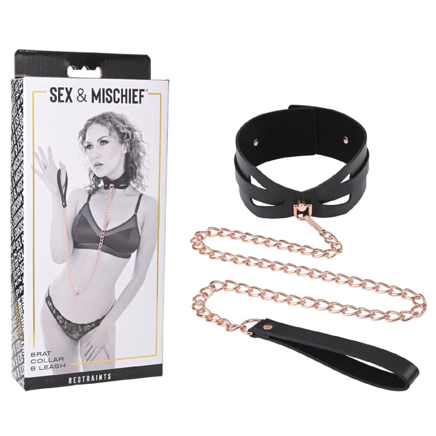 Sex and Mischief Brat Collar and Leash