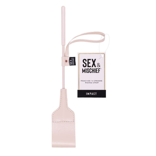 Sex and Mischief Peaches n CreaMe Riding Crop
