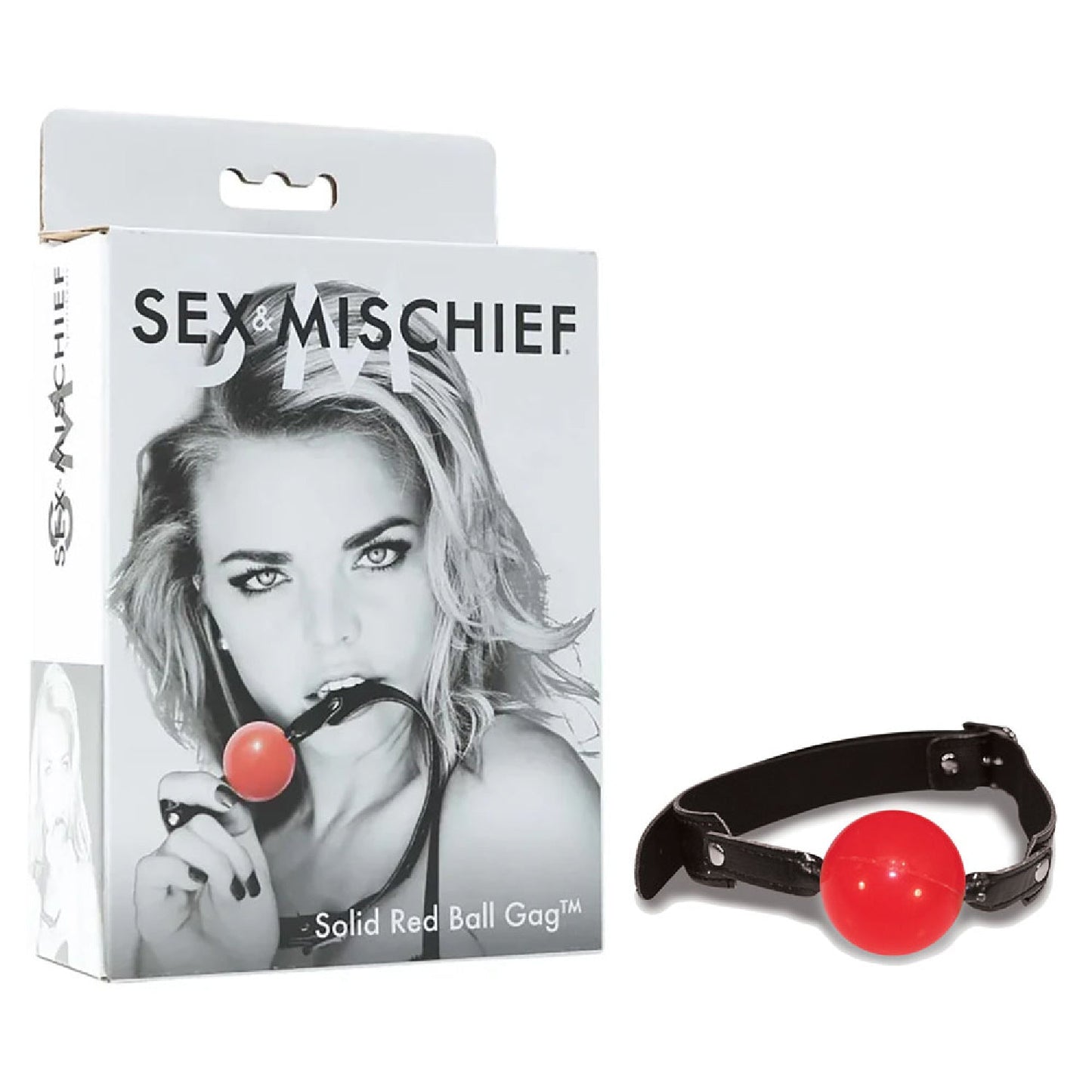 Sex and Mischief Solid Red Ball Gag