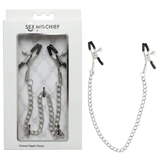 Sex and Mischief Chained Nipple Clamps