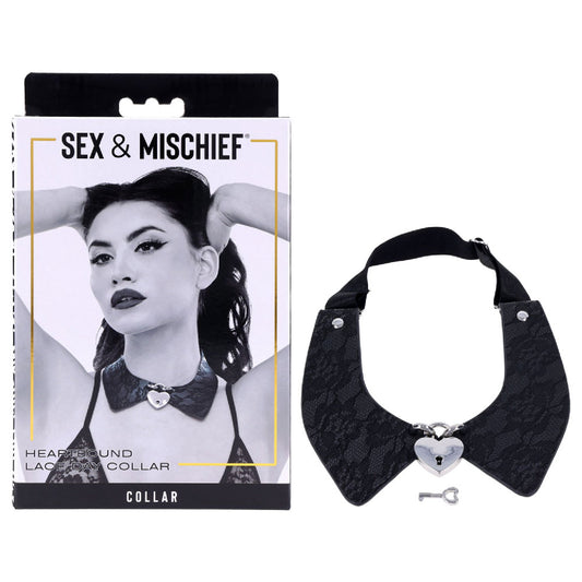 Sex and Mischief Heartbound Lace Day Collar