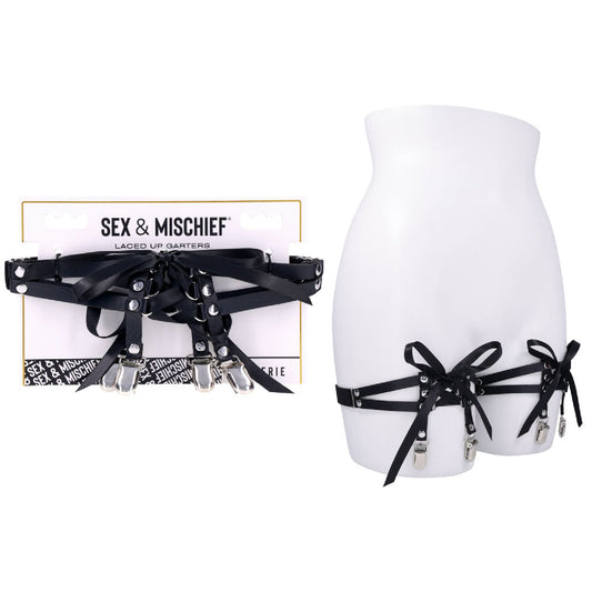 Sex and Mischief Laced Up Garters