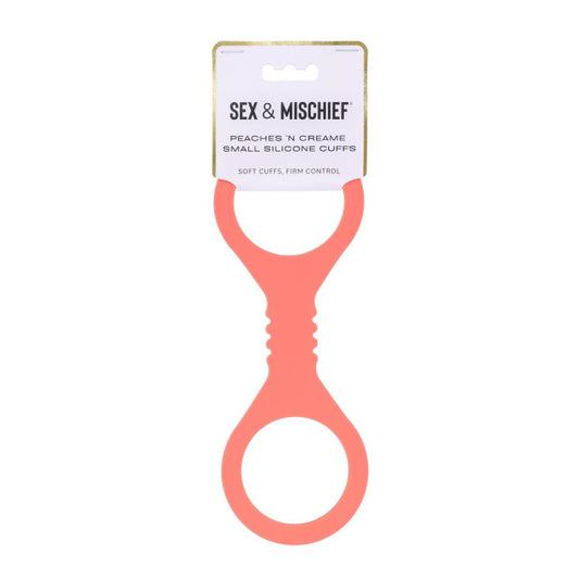 Sex and Mischief Peaches n CreaMe Small Silicone Cuffs