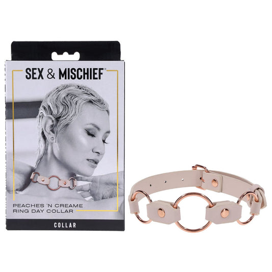 Sex and Mischief Peaches n CreaMe Ring Day Collar