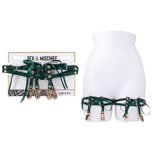 Sex and Mischief Indica Laced Up Garters