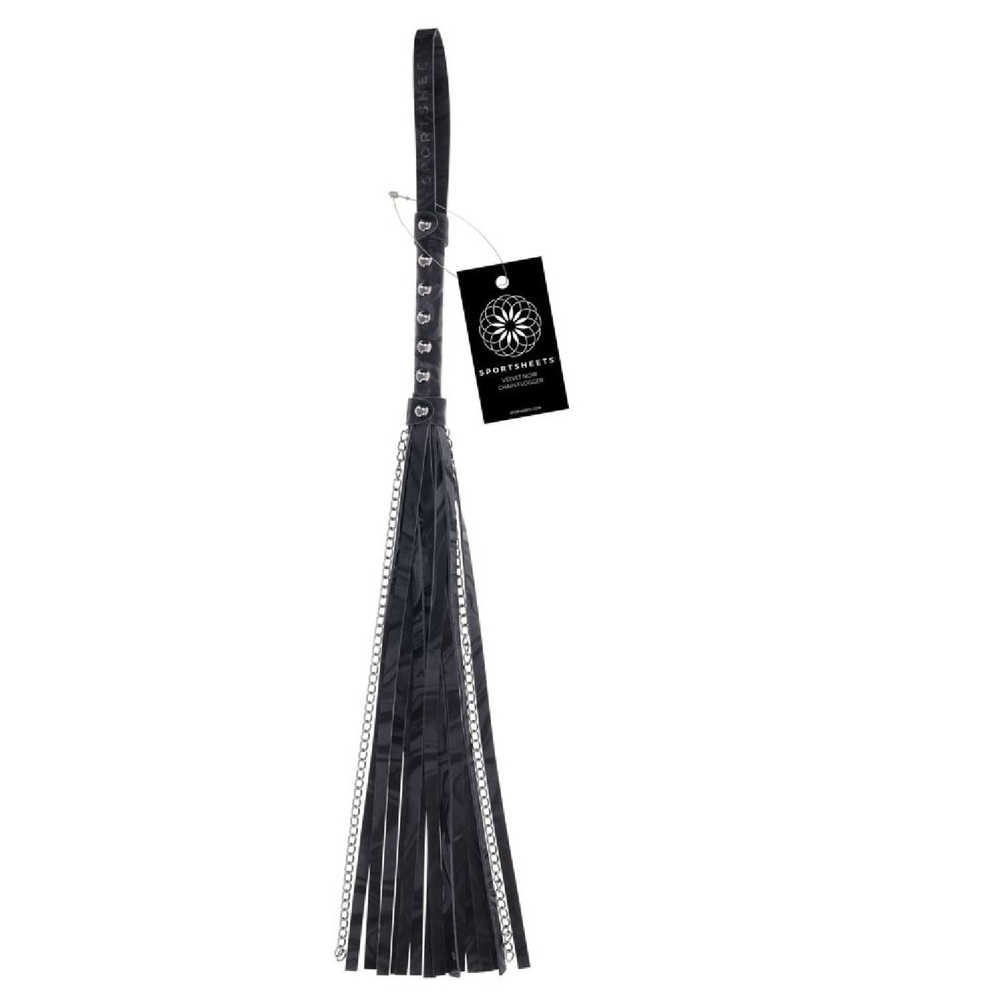SPORTSHEETS Velvet Noir Chain Flogger