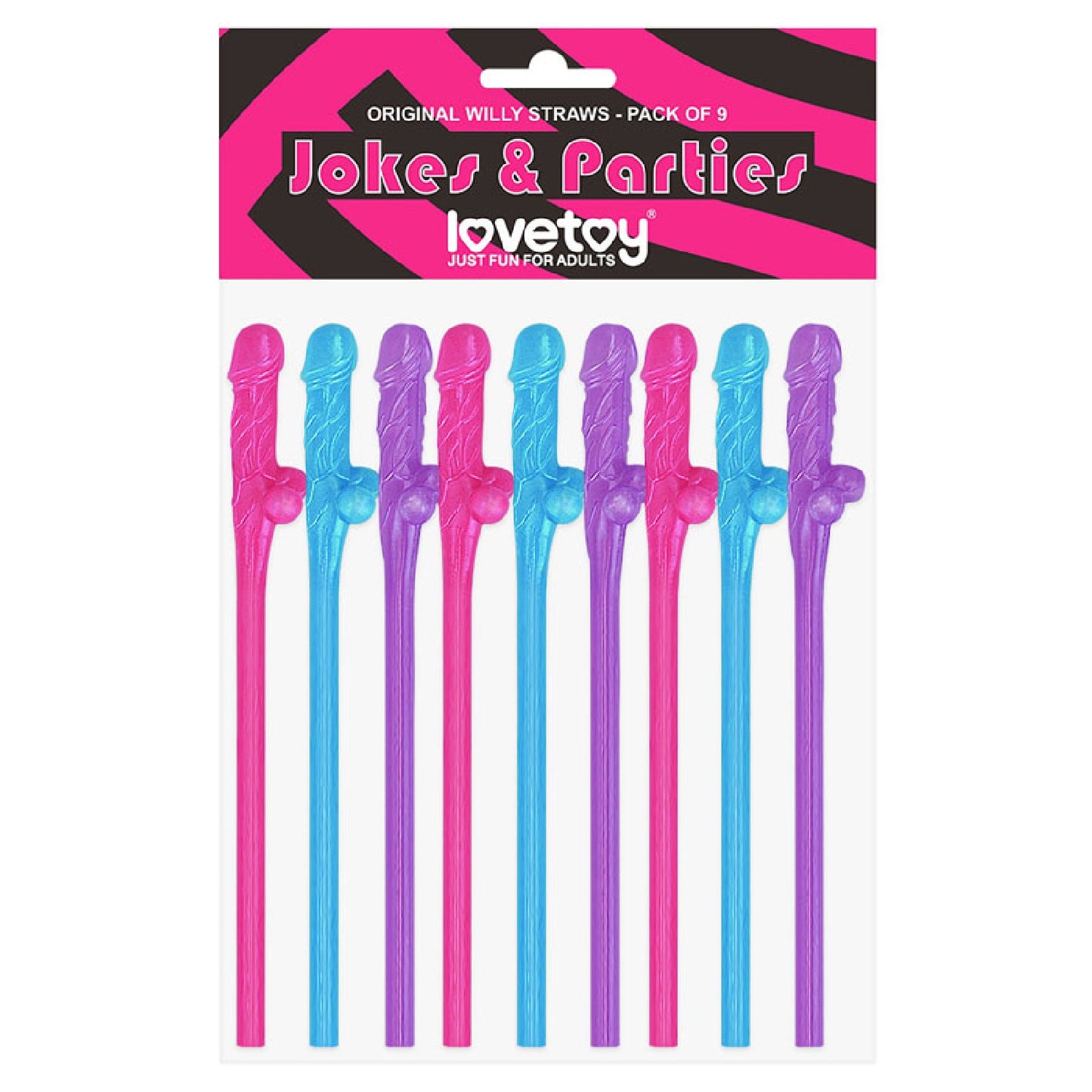Jokes and Parties Original Willy Straws