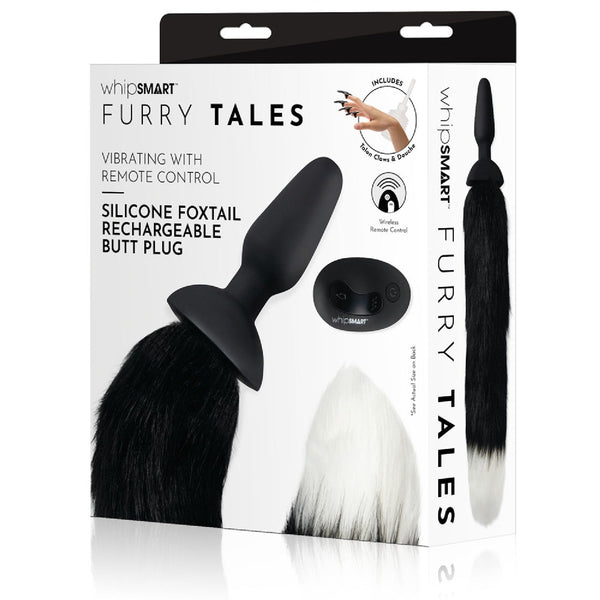 Plug Furro WhipSmart Furry Tales Silicone Foxtail Rechargeable Butt Plug ...