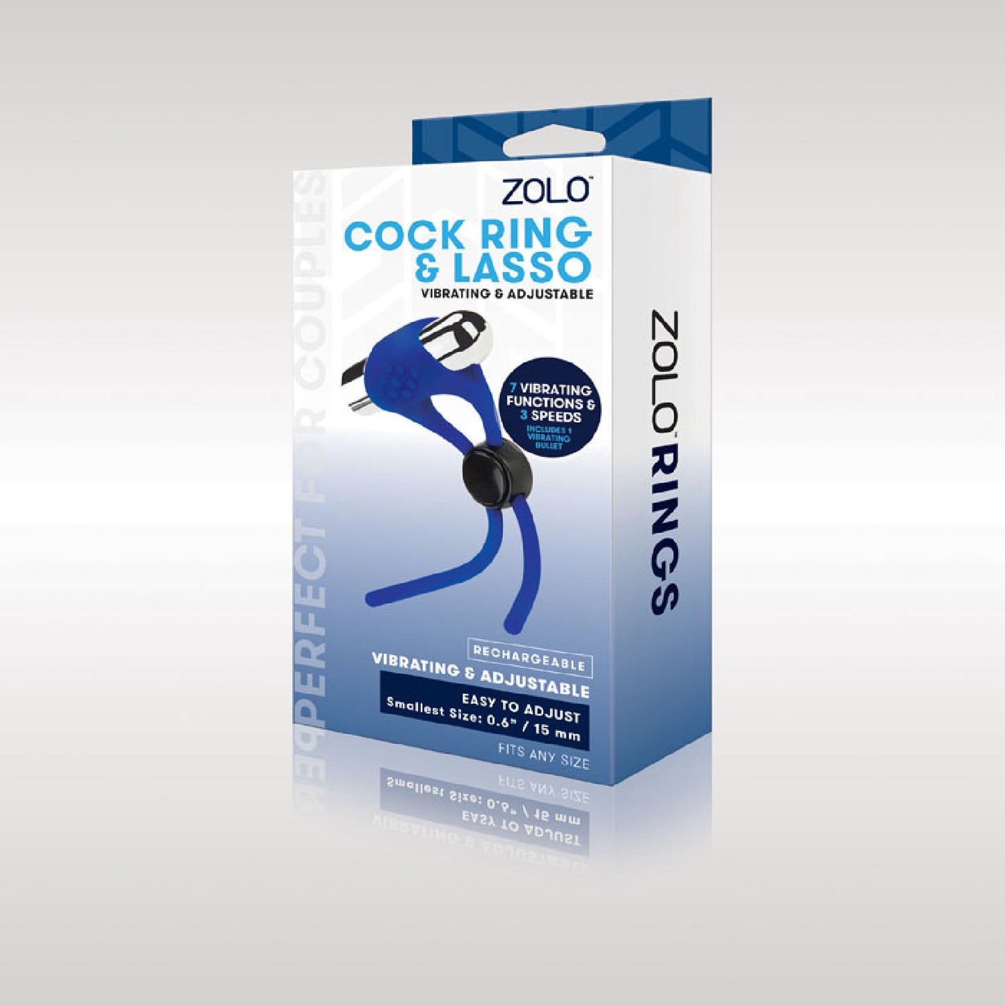 Zolo Rechargeable Cock Ring and Lasso
