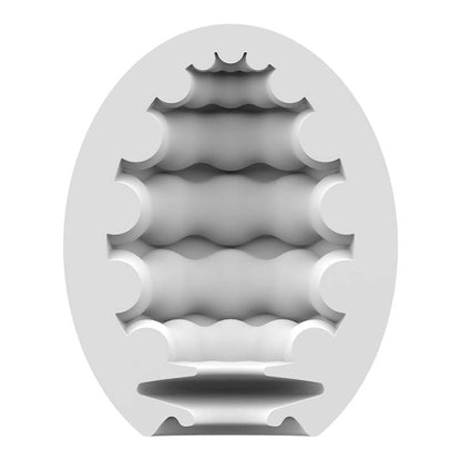 Satisfyer Masturbator Egg Riffle On The Go Pleasure With A Textured Twist