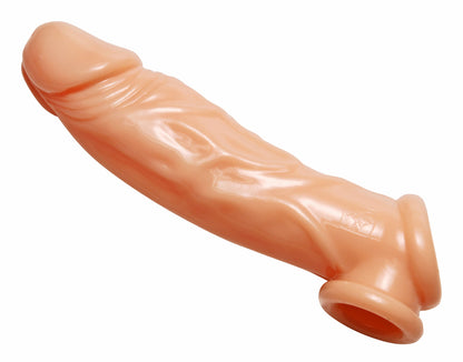 Size Matters Realistic Flesh Penis Enhancer And Ball Stretcher