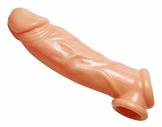 Size Matters Realistic Flesh Penis Enhancer And Ball Stretcher