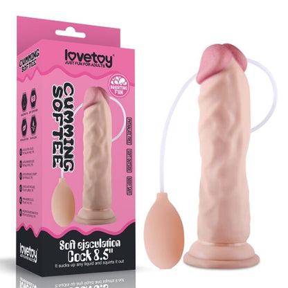 Lovetoy Soft Ejaculation Cock With Ball 8.5In