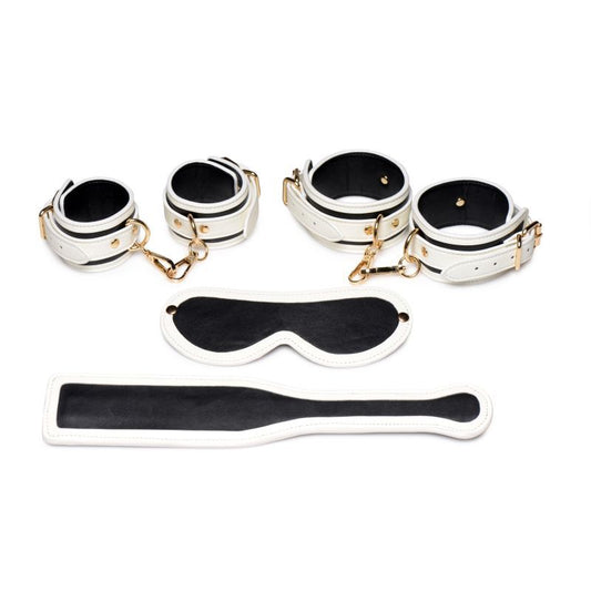 Master Series Kink In The Dark Glowing Bondage Set Fluro Green