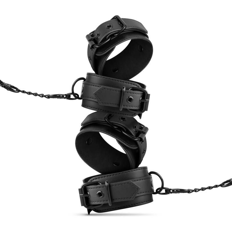 Bedroom Fantasies Kinky Bondage Set 5 Pc Black