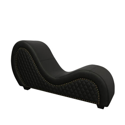 Daytona Kama Sutra Mebon Chaise Love Lounge Studded And Quilted Black