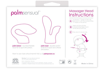 Palmpower Palmsensual Massager Heads Pink For Use With