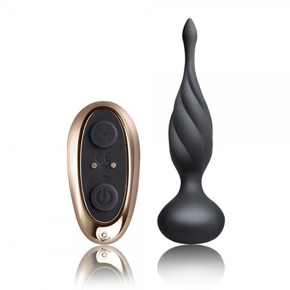 Rocks Off Petite Sensation Discover Butt Plug W Remote Black