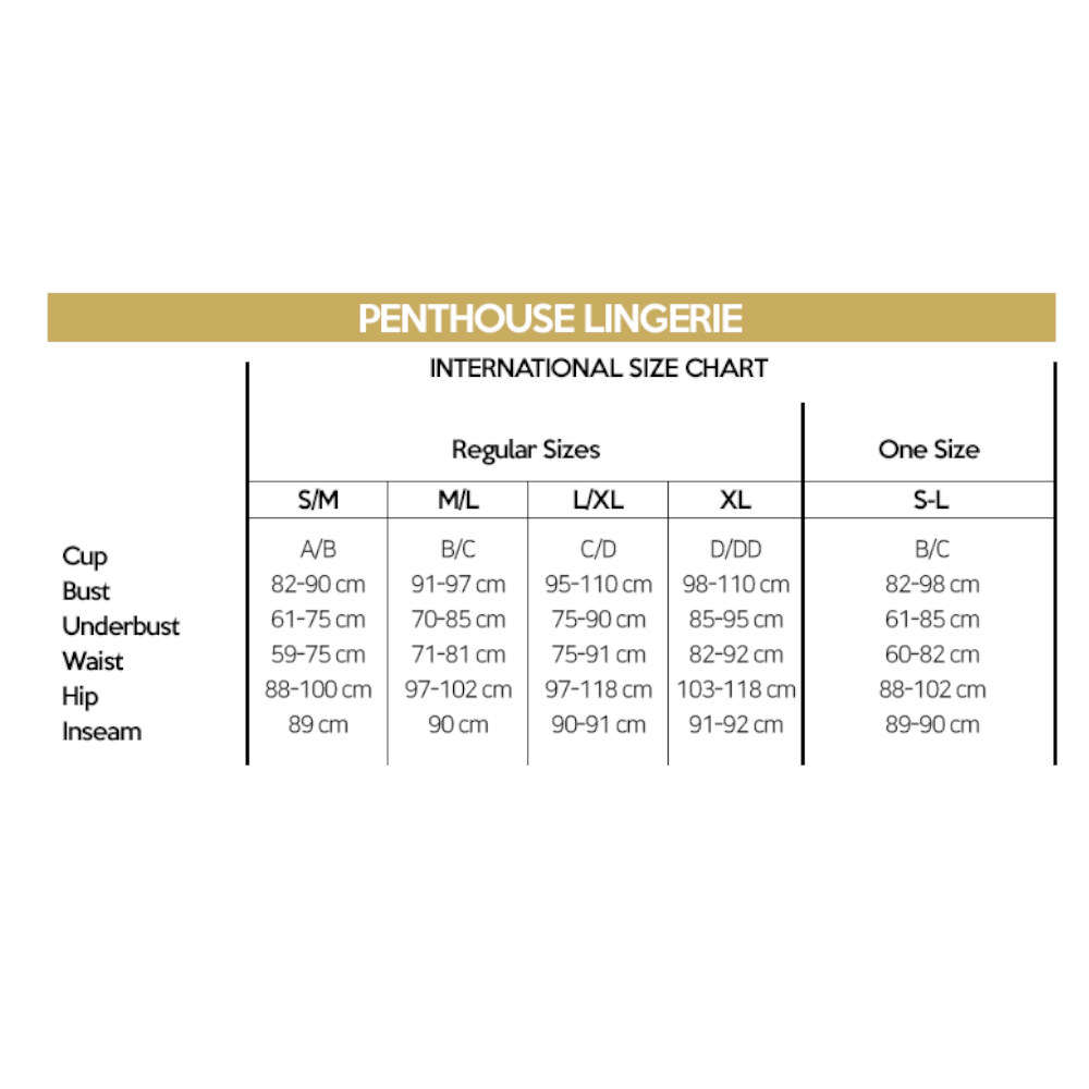 Penthouse Mermaid Fantasy Panties Rose S/M