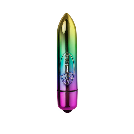 Rocks Off 80Mm 7 Speed Rainbow Vibrating Bullet