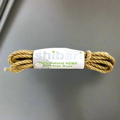 Shibari Rope 100% Natural Hemp 5M - Black
