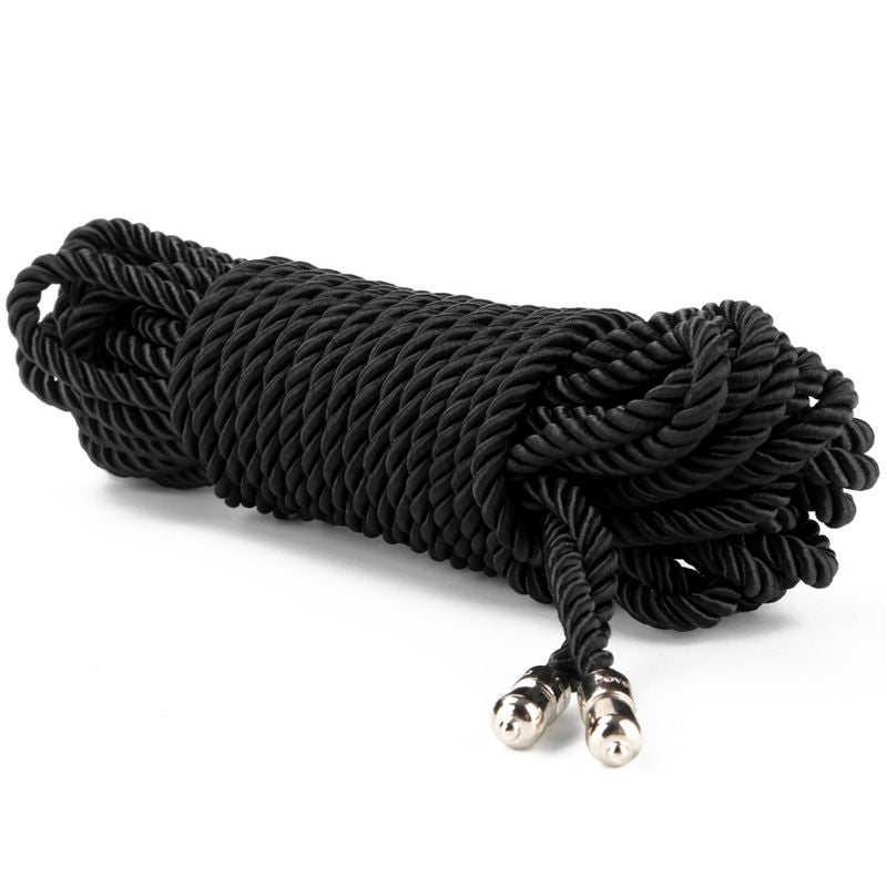 Lovetoy Rebellion Reign Ebony Silky Bondage Rope Black