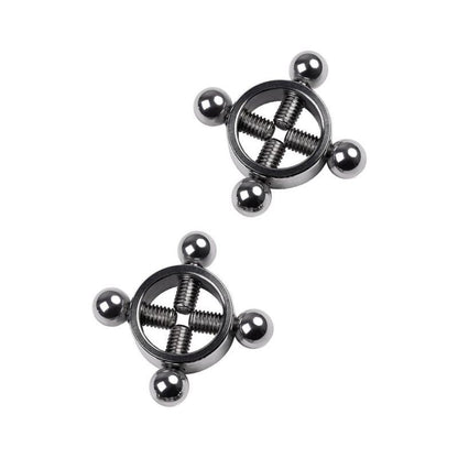 Metal 2 X Silver Nipple Clamps