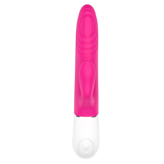 S-Hande Lighter Thrusting Rabbit Vibrator Pink - Purple